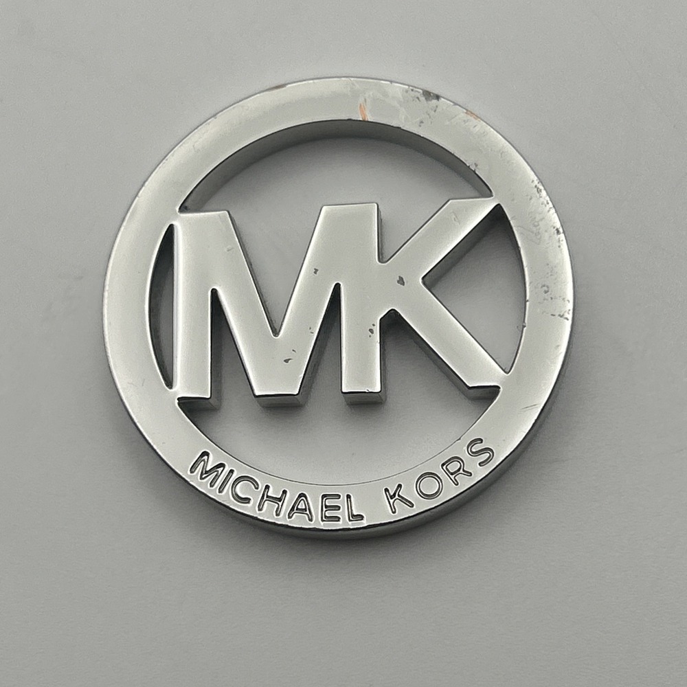 Michael‎ Kors Silver MK Logo Charm Hang Tag